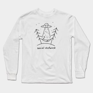 Social distance Long Sleeve T-Shirt